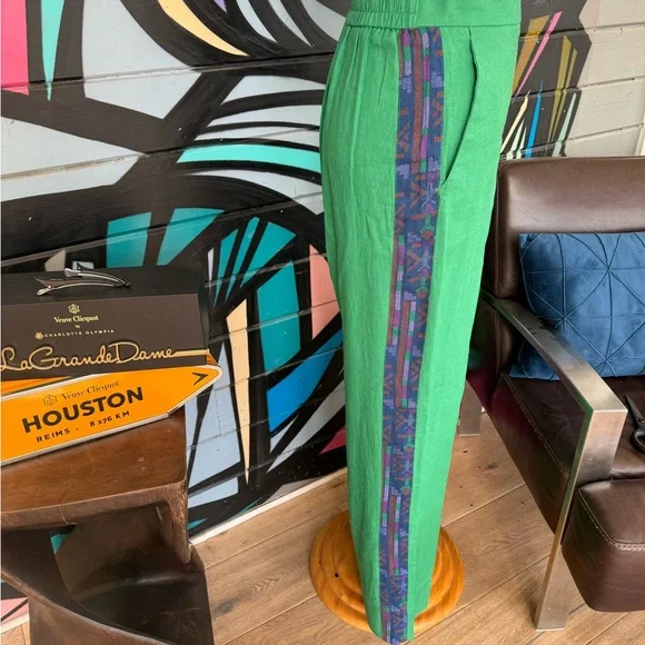 NWT Rachel Zoe Set!! GREEN! Linen, Stretchy, so cute! - Picture 11 of 15